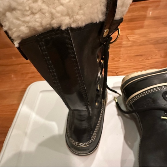 Sorel Joan Of Arctic Tall Boots Black Waterproof NL2392-010 Women's Size 8 US - Picture 14 of 16